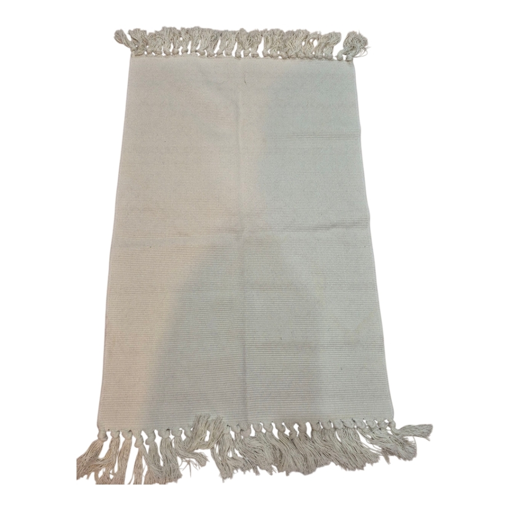 Boho Throw Rug White And Gray - Picture 4 of 6